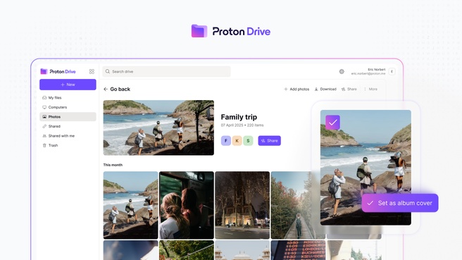 Proton Drive Albums
