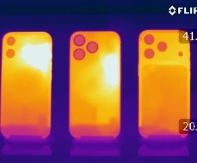 iPhone 17 serie - FLIR warmtebeelden