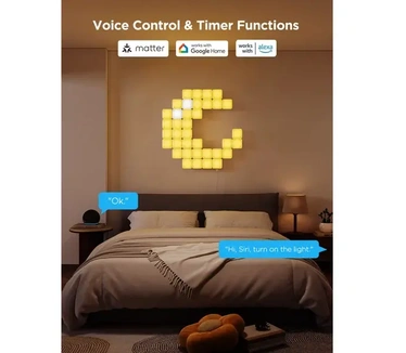 Govee Smart Mini Panel Lights Expansion Kit - 6-pack verlichting