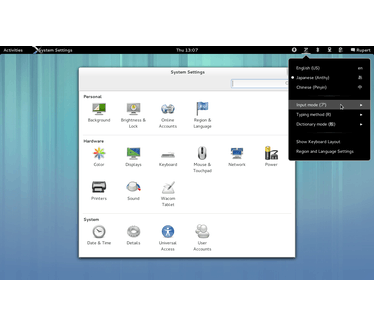 Gnome 3.6 screenshot