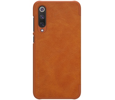 Nillkin Qin PU Leather Book Case voor Xiaomi Mi 9 SE - Bruin  Bruin