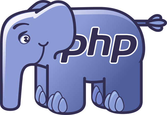 PHP-icoon. Bron: PHP.net, Vincent Pontier