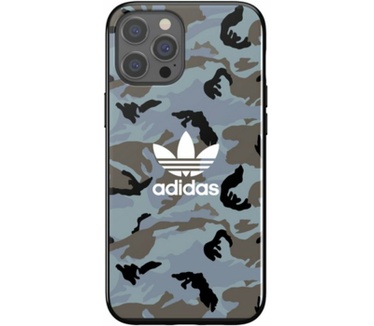 Adidas OR Back Case - Apple iPhone 12 Pro Max (6.7") - Camo Blauw Blauw
