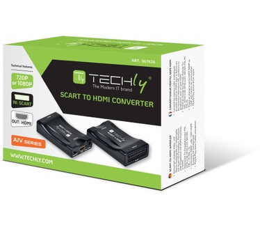 Techly IDATA SCART-HDMI3