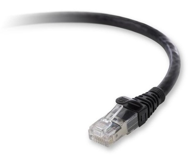 Belkin Cat. 6a Patch Cable, RJ-45 Male, RJ-45 Male, 5ft, Black