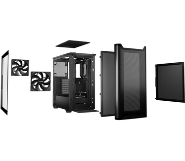 be quiet! Pure Base 501 Airflow Window Black
