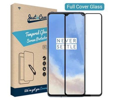 Just in Case Full Cover Tempered Glass OnePlus 7T Zwart