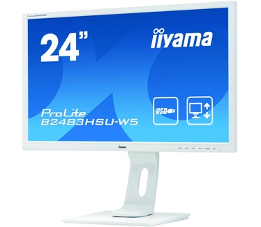 Iiyama ProLite B2483HSU-W5 Wit