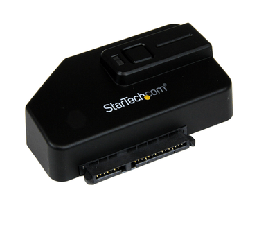 Startech.com USB 3.0 to SATA III Adapter for 2.5in or 3.5in Drives Zwart