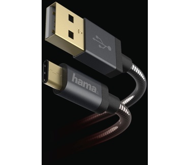 Hama 1.5m, USB2.0-A/USB2.0-C