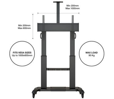 Multibrackets M Public Floorstand Dual Pillar 180 HD