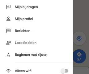 Google Maps Mijn profiel