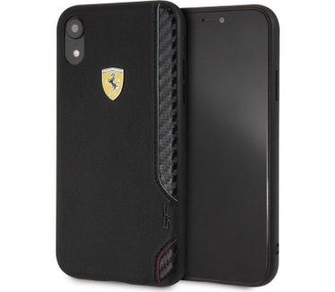 Ferrari On-Track Back Case - Apple iPhone XR (5.8") - Zwart Zwart