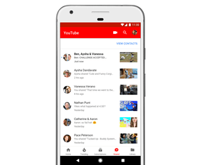 YouTube app chatfunctie