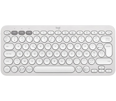 Logitech Pebble Keys 2 K380s, Azerty FR, Wit