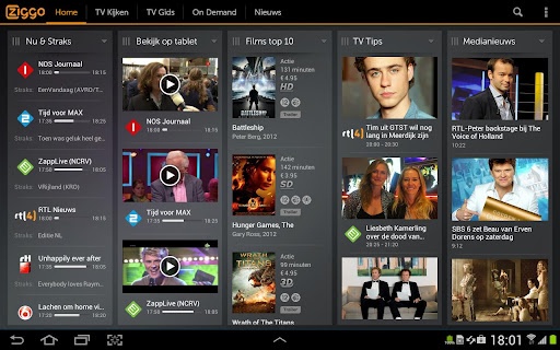Ziggo TV op Android