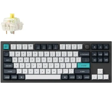 Keychron Q3 Ultra 8K 80% Wireless Hot-Swap RGB, Banana Switch, Zwart