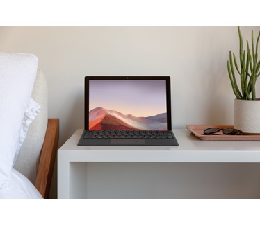 Microsoft Surface Pro 7 (Core i7, 16GB ram, 256GB opslag) voor bedrijven Zwart