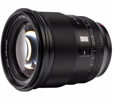 Viltrox AF 75mm F/1.2 met vaste brandpuntsafstand - Nikon Z (Nikon Z, APS-C / DX), Objectief, Zwart