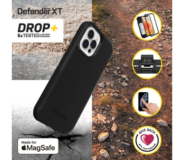 Otterbox Defender XT Series voor Apple iPhone 12 Pro Max, zwart - Geen retailverpakking
