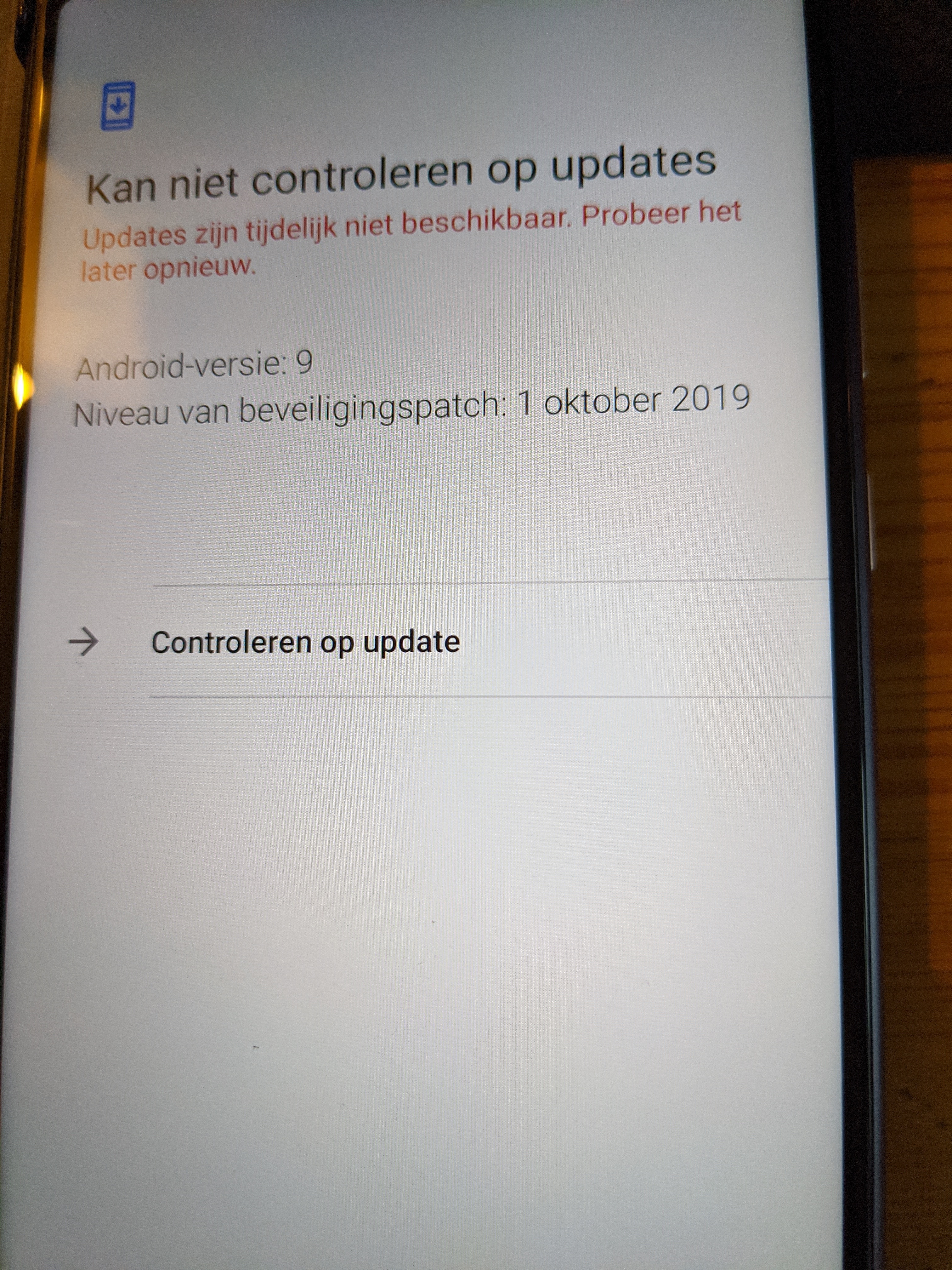 Nopkia 8.1 update weigering Nopkia 8.1 update weigering