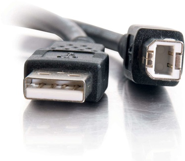 CablesToGo 5 m USB 2.0 A/B kabel - zwart