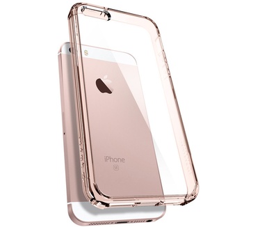 Spigen Ultra Hybrid Apple iPhone SE Case Rosé Goud