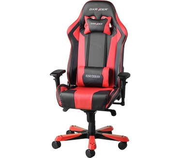 DXRacer King Gaming Chair (KF06-serie) Zwart/Rood