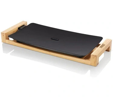 Princess 103026 Table Chef Pure Black – Trendy bamboo behuizing – 50 x 25 cm