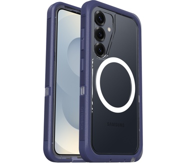 Otterbox Defender XT Series with Magnets voor Galaxy S25, Denver Dusk Purple (Galaxy S25) Transparant