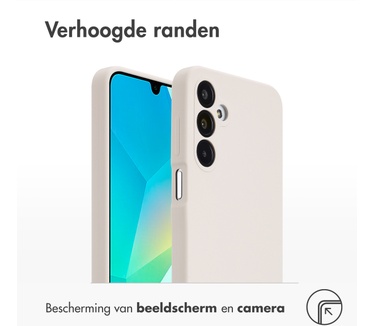 Accezz Liquid Silicone Backcover Samsung Galaxy A16 5G - Stone