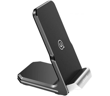 Usams Fast Wireless Charging Pad - Inductieve Laadstation - Zwart