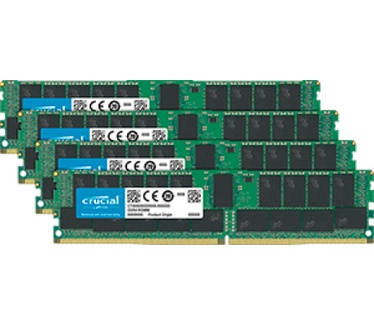 Crucial 128GB (4 x 32GB) DDR4-2666 RDIMM