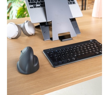 R-Go Tools Verticale muis R-Go HE Basic, ergonomische muis, medium (handlengte 165-185mm), linkshandig, Bluetooth