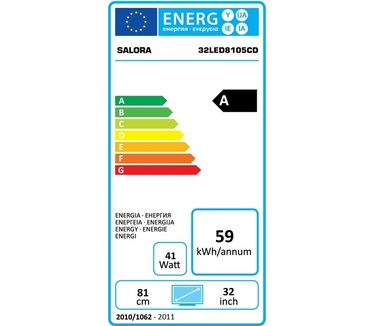 Salora 32LED8105CD Zwart