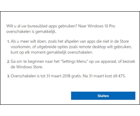 Surface Laptop upgrade Windows 10 Pro