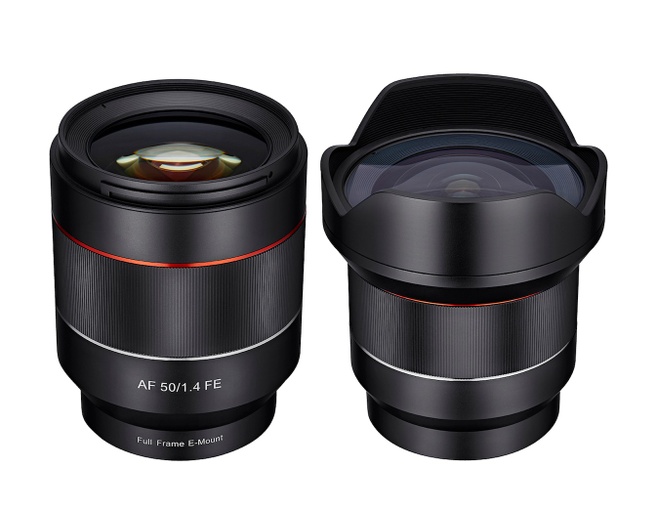 Samyang 14mm en 50mm AF