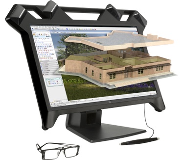 HP Zvr Virtual Reality Display Zwart