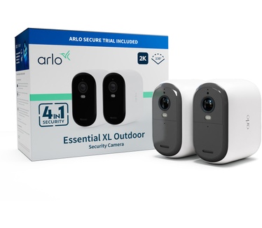 Arlo ESSENTIAL 2 XL 2K Outdoor Camera 2pack