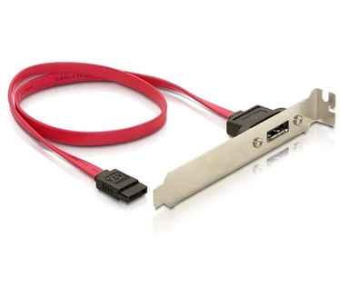Delock Slotbracket 1x eSATA port external
