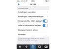Instagram instellingen voor de update
