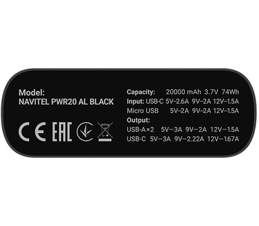 Navitel PWR20 AL BLACK