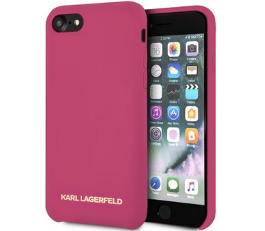 Karl Lagerfeld Silicone Case - Apple iPhone 7/8 (4.7") - Roze  Roze