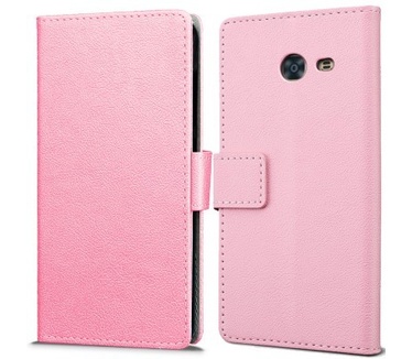qMust Samsung Galaxy J5 (2017) Wallet Hoesje Roze
