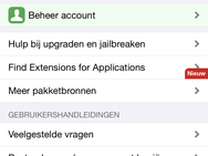 Cydia voor iOS, juni 2020