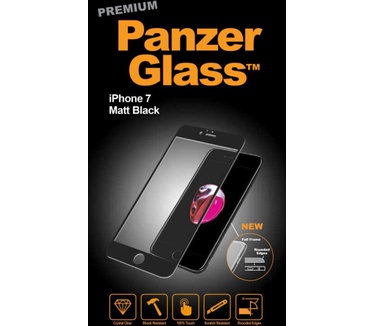 PanzerGlass Premium Apple iPhone 7  Matzwart