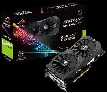 Asus ROG Strix GeForce GTX 1050 OC edition 2GB