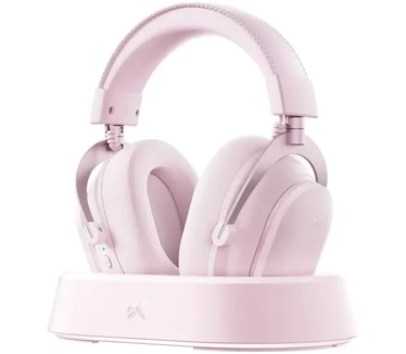 MCHOSE V9 Turbo+ Wireless Gaming Headset with Magnetic Charging Dock Roze