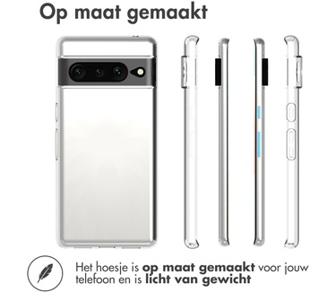 Accezz Clear Backcover Google Pixel 7 Pro - Transparant