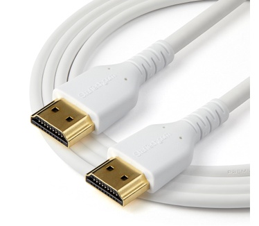 Startech.com Premium high speed HDMI kabel met Ethernet 4K 60Hz 2 m Wit